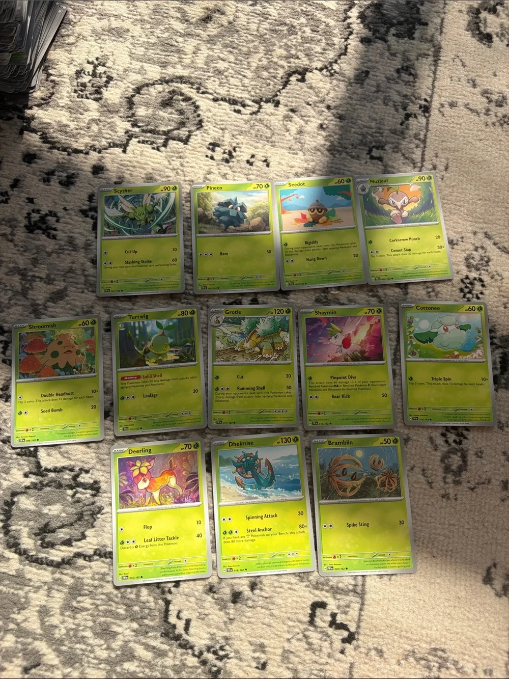Pokémon Temporal Forces Binder Builder Lot 69 Unique Cards | No Duplicates